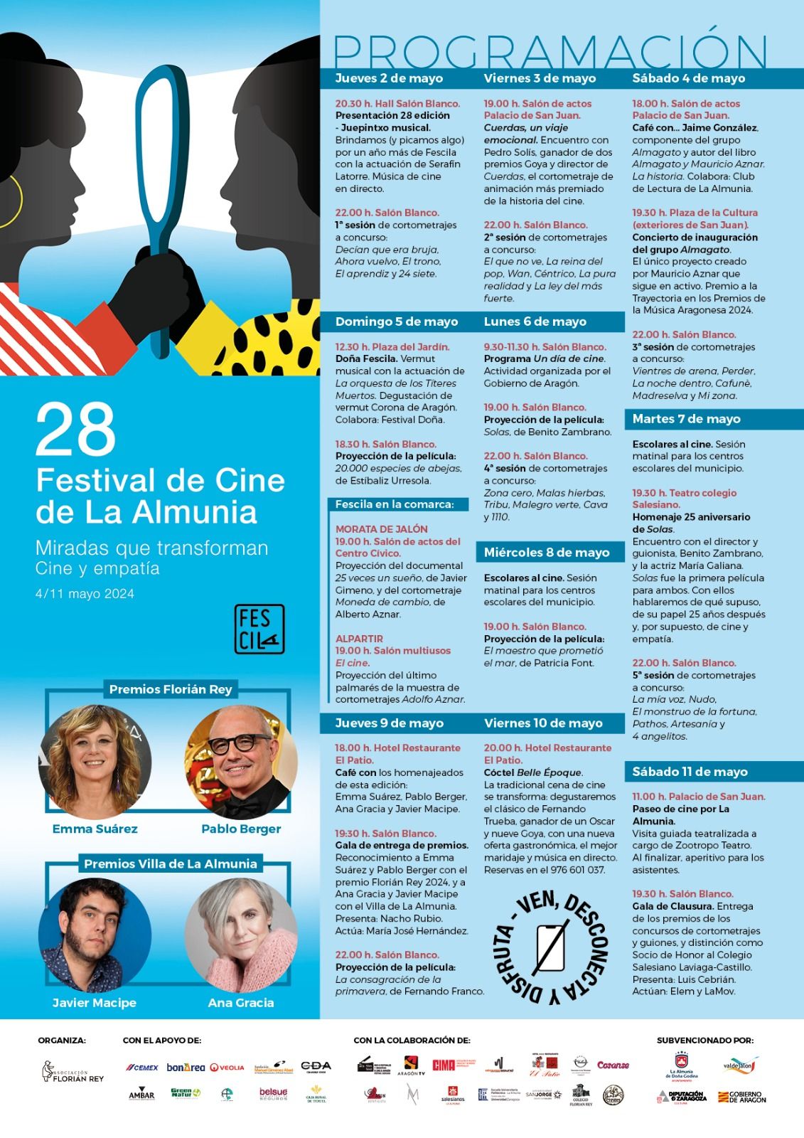 Programación 28 edición del Festival de Cine de La Almunia